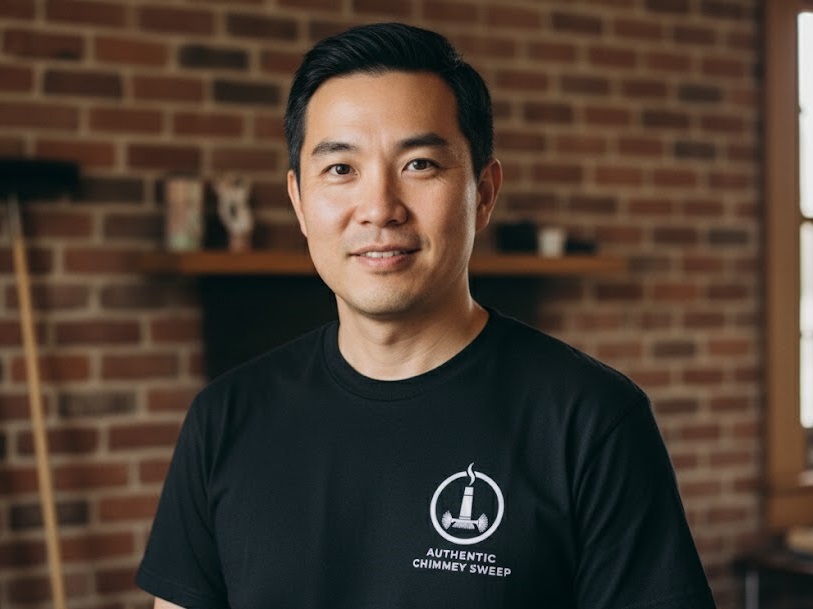 Professional chimney sweep technician in Coppell TX - Authentic Chimney Sweep owner